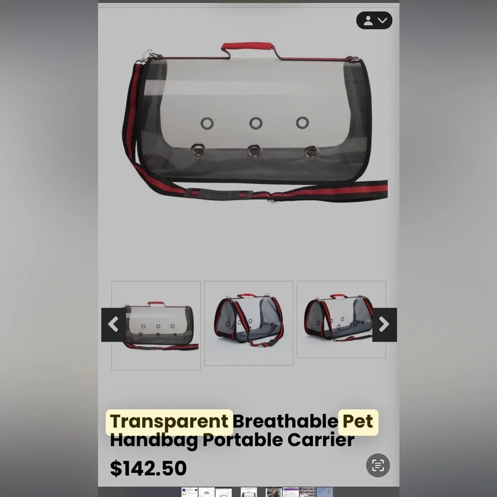 Pet Carrier NEW